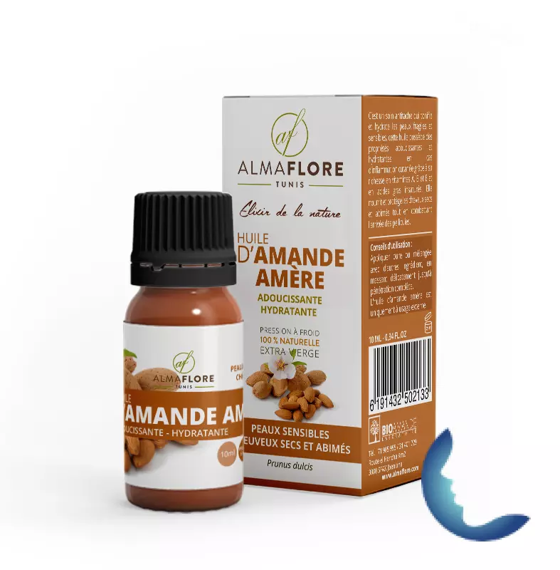 Almaflore Huile d’amande Amère 10ml