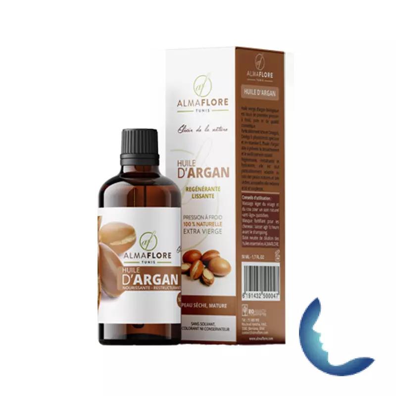 ALMAFLORE Huile d’Argan BIO, 50ML