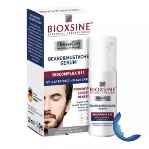 BIOXSINE SÉRUM AUX HERBES DERMAGÈNE POUR BARBE ET MOUSTACHE, 30 ML