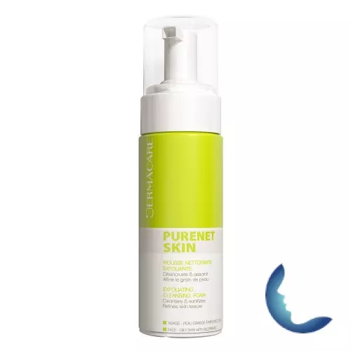 DERMACARE PURENET SKIN MOUSSE NETTOYANTE EXFOLIANTE 150 ML