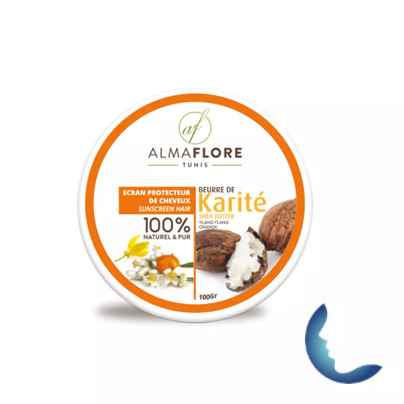 ALMAFLORE Beurre de Karité ylang ylang et Orange 100gr