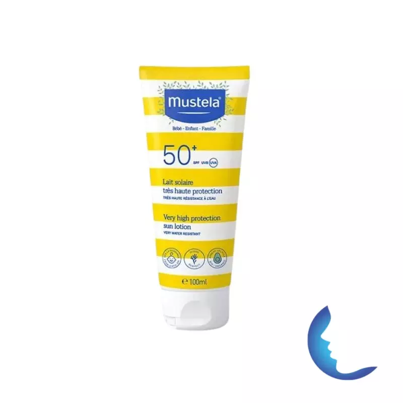 Mustela Lait Solaire Très Haute Protection, 100ml