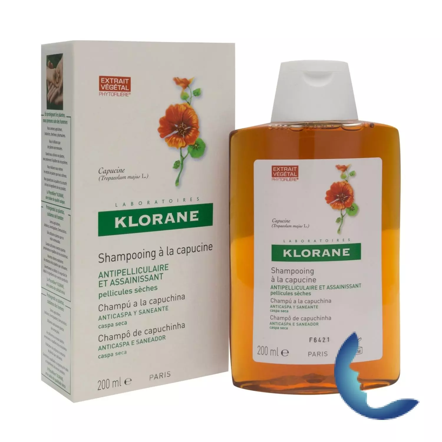 klorane shampo anri pelliculaire 200ml