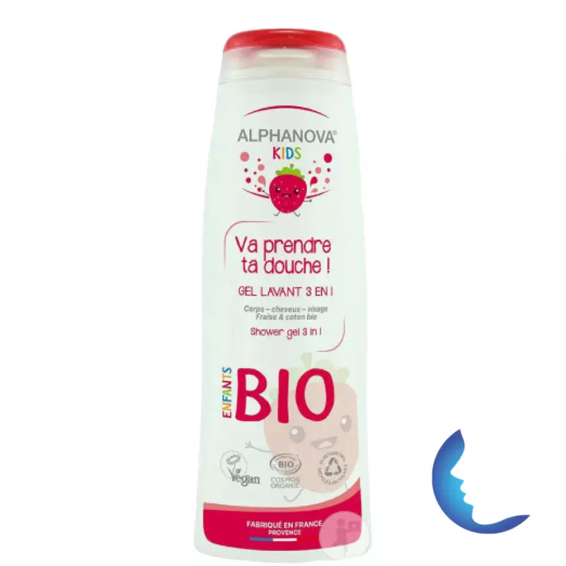 Alphanova Kids Gel Lavant 3en1, 250ml