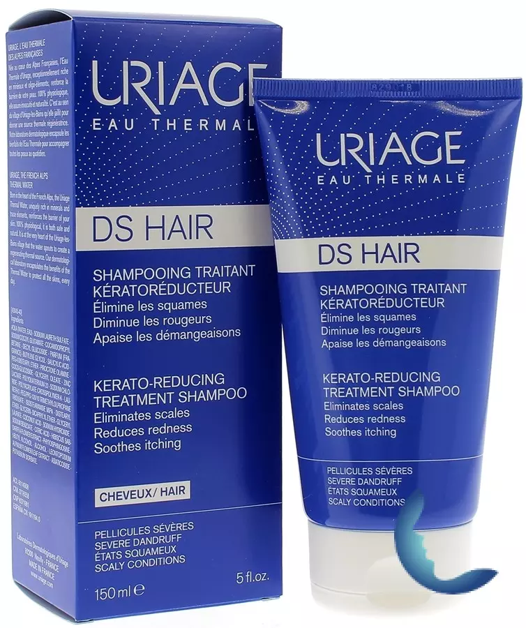 Shampooing Traitant Kératoréducteur DS Hair Uriage – tube de 150 ml