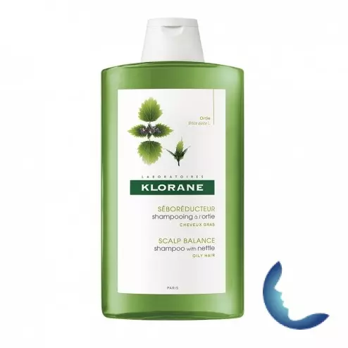 KLORANE Shampooing Traitant Séborégulateur à l’Ortie , 200ml