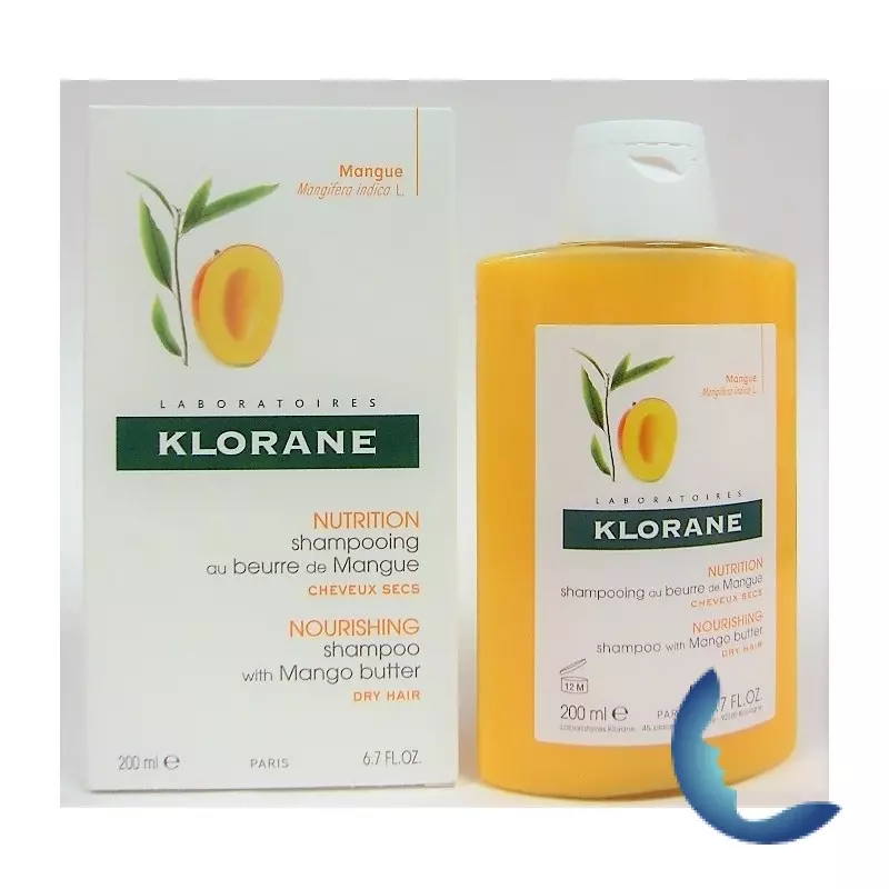 KLORANE Shampooing traitant Nutritif à la Mangue, 200 ml