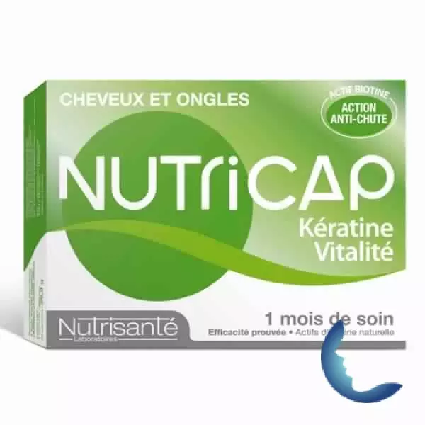 NUTRICAP KERATINE VITALITE CHEVEUX, 30 CAPSULES