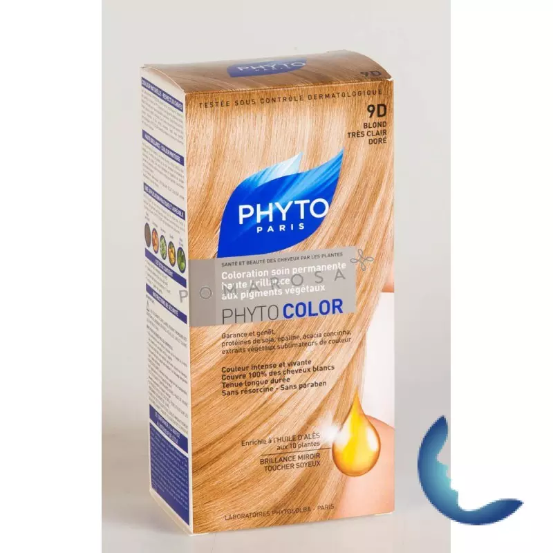 PHYTO Phytocolor Couleur Soin 9D blond très clair doré, 1 kit