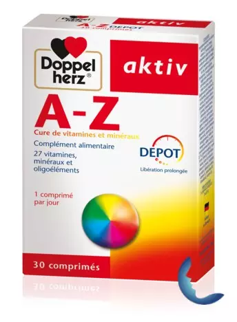 Aktiv A-Z Complément Alimentaire, 30 Gélules