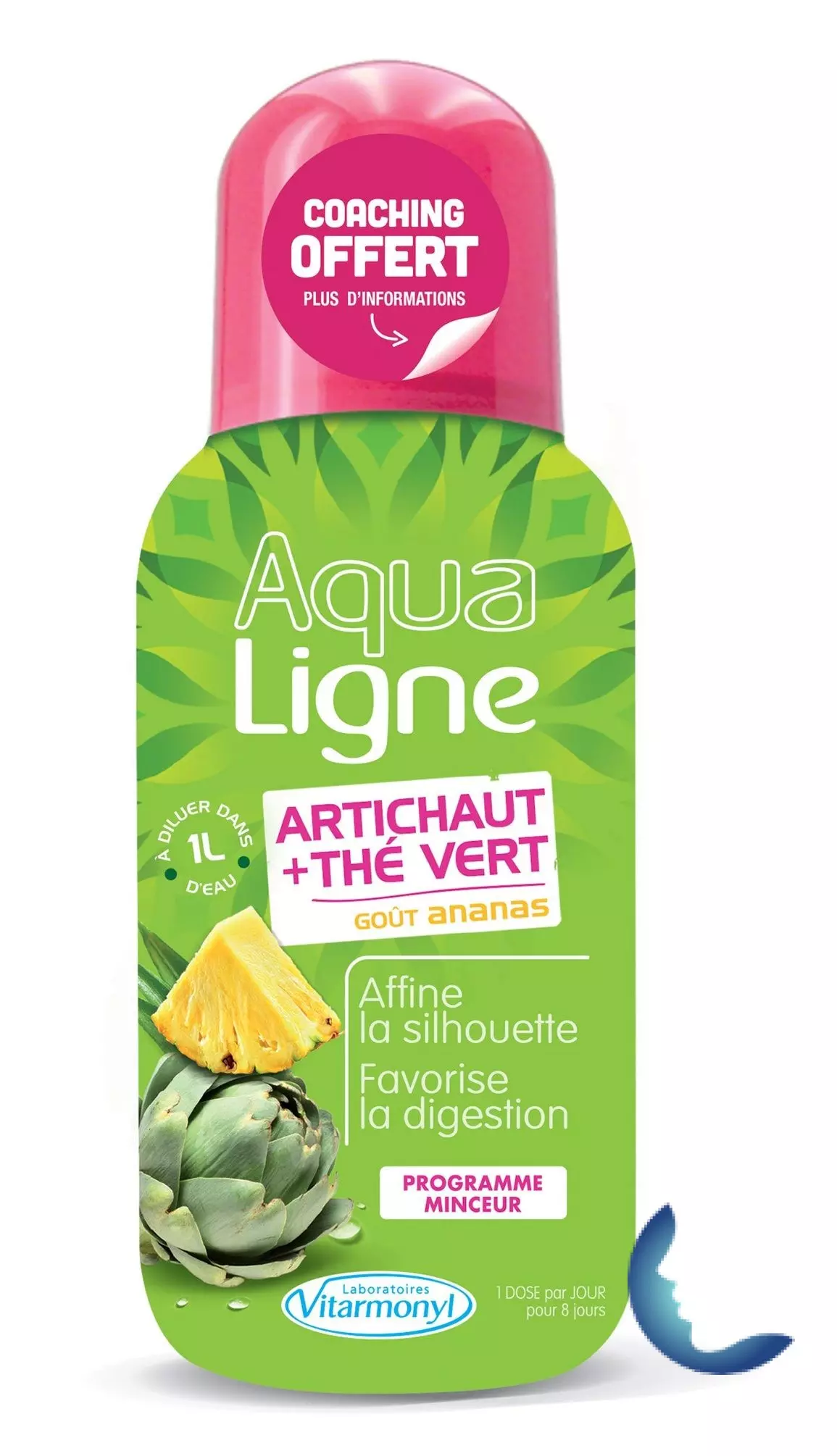 VITARMONYL AQUA LIGNE Artichaut+ thé vert, goût ananas