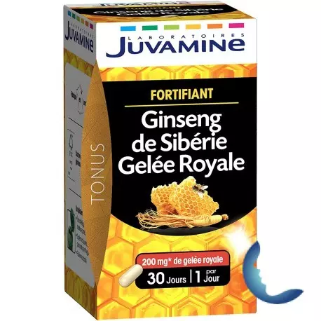 JUVAMINE GINSENG DE SIBERIE GELEE ROYALE 30 GELULES