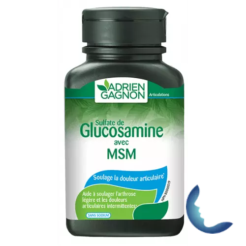 Glucosamine avec MSM, 30 comprimes