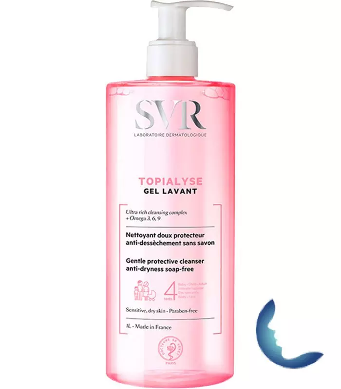 SVR Topialyse Gel Lavant Flacon Pompe, 1L