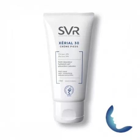 SVR Xérial 30 Crème Pieds Très Secs et Abîmes, 50ml