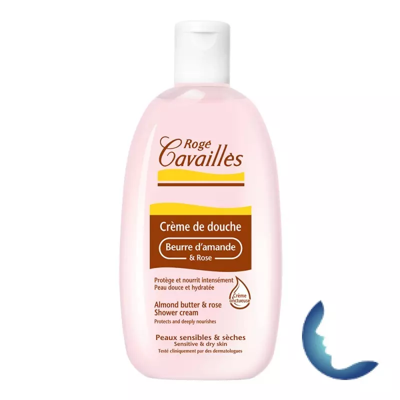 ROGE CAVAILLES Crème de douche Amande & Rose, 250 ml