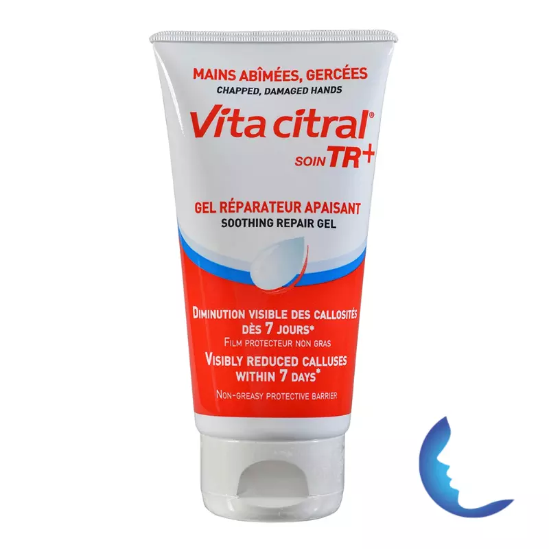 Vita Citral Soin TR+gel Réparateur Apaisant Mains Abimées Gercées, 35ml