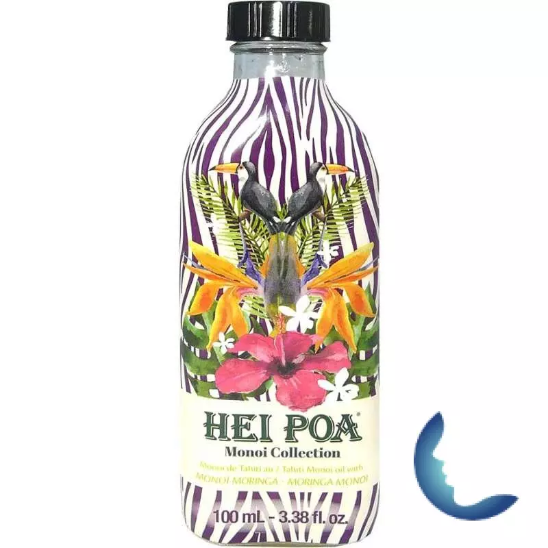 HEI POA HUILE DE MONOÏ DE TAHITI MORINGA