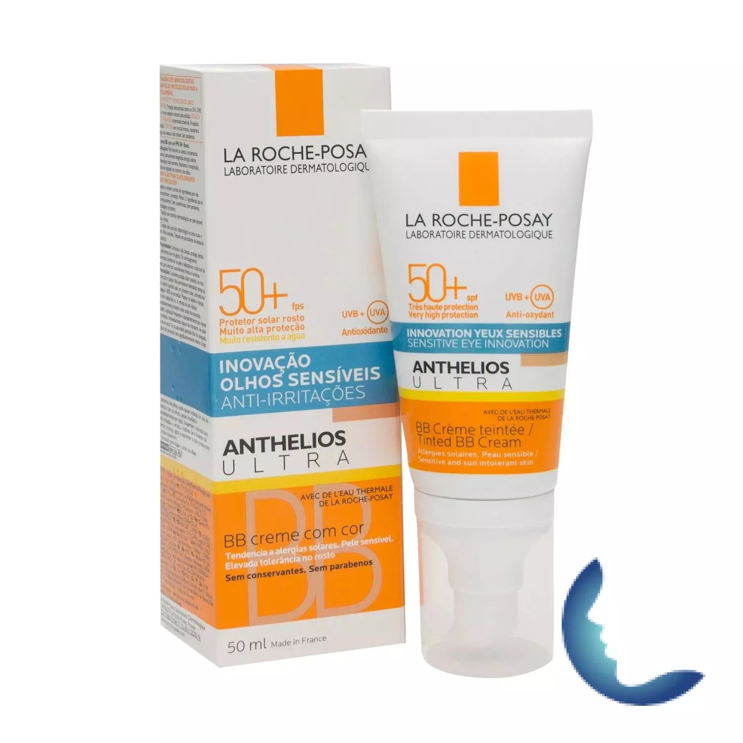 ANTHELIOS ULTRA BB CREME TEINTEE HAUTE PROTECTION YEUX SENSIBLES SPF50+ 50ML