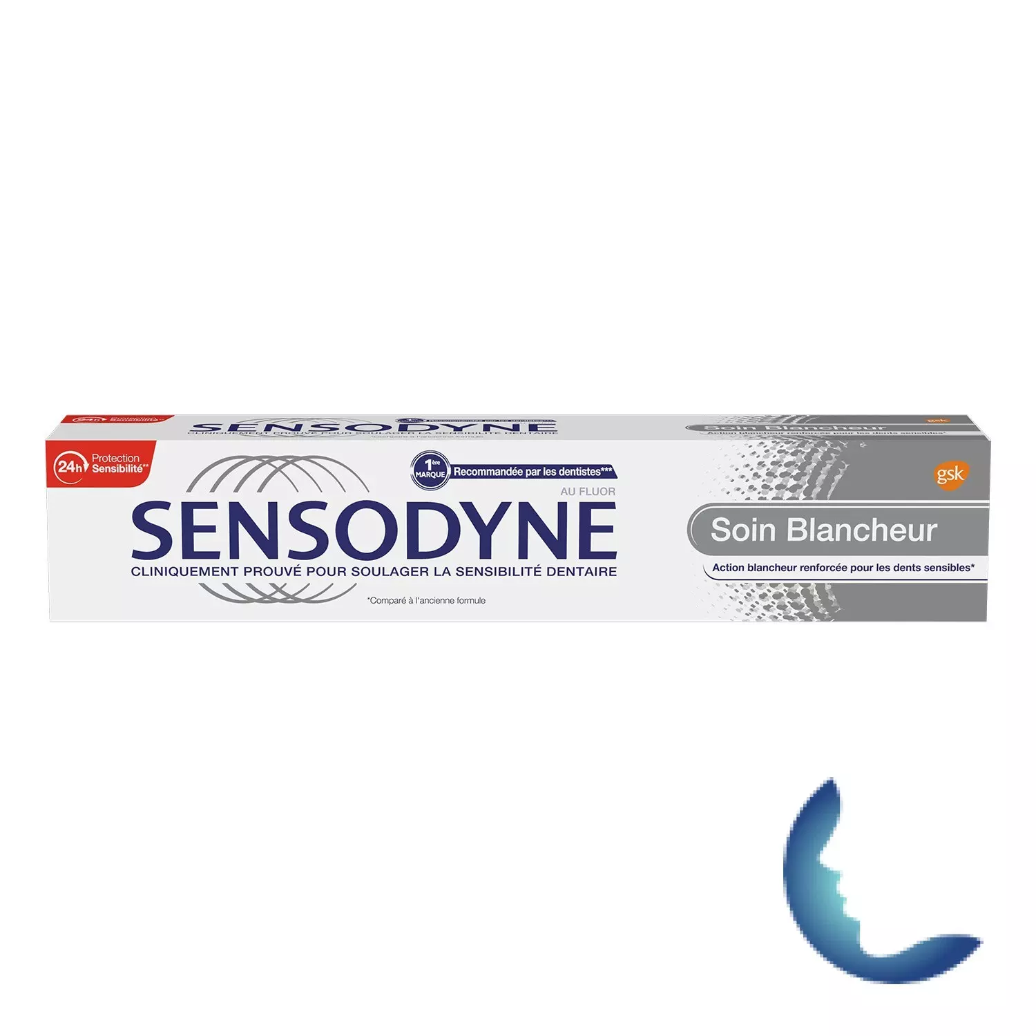 Sensodyne Dentifrice Blancheur Répare & Protège, 75ml