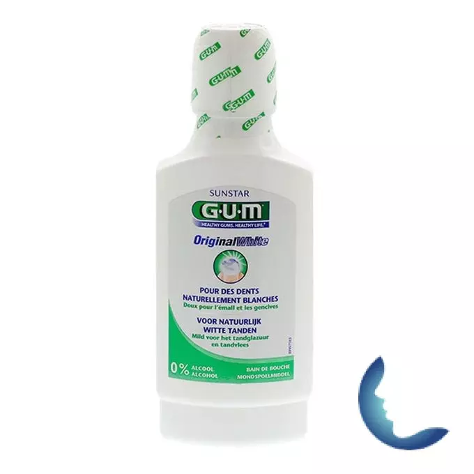 GUM Original White Bain de Bouche, 300ml