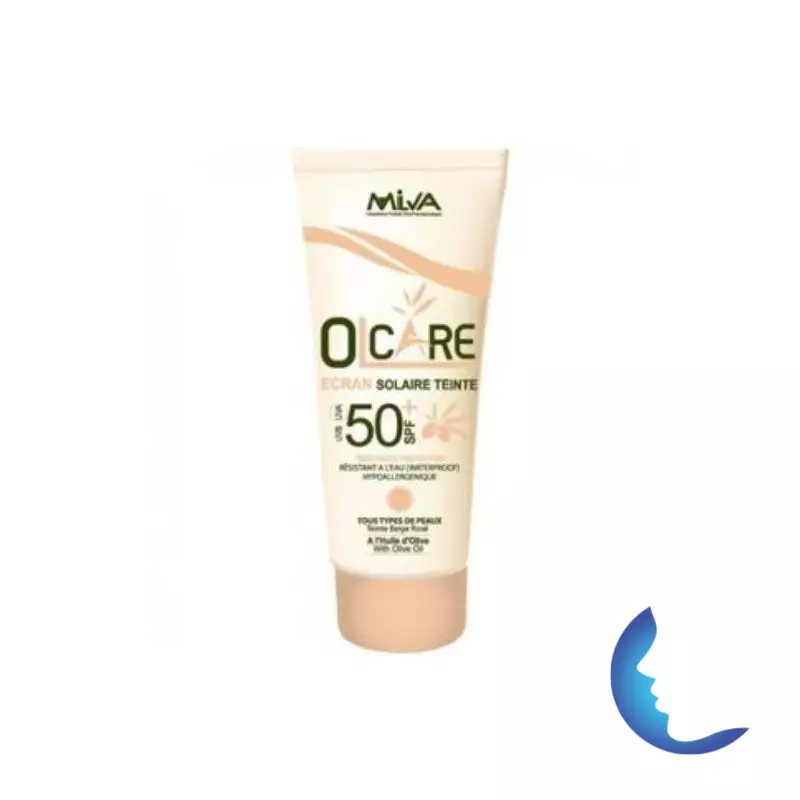 OLCARE Ecran Solaire Teinté Beige Rosé SPF50+, 50ml