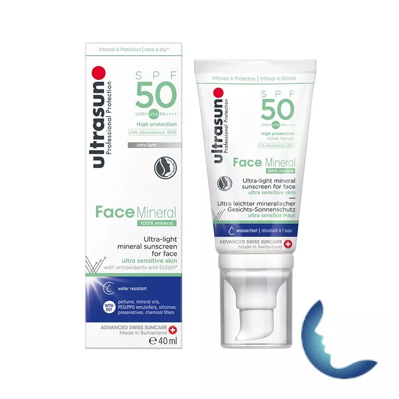 Ultrasun Face Mineral Sunscreen SPF50 40ml