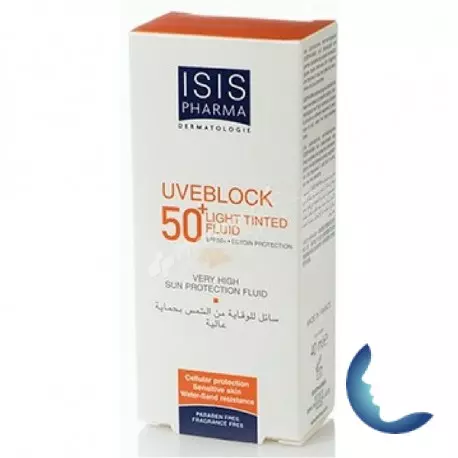 ISIS PHARMA UVEBLOCK 50+ FLUIDE TEINTE 40ML