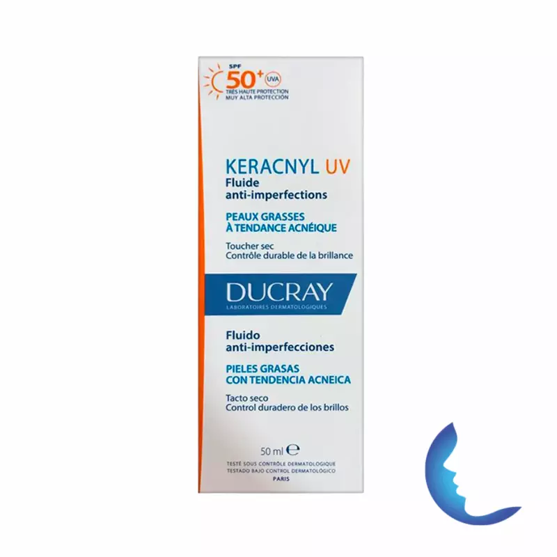 Ducray Keracnyl UV Fluide Anti-imperfection Spf50+ ,50ml