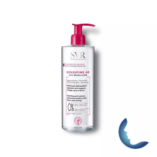 SVR Sensifine AR Eau Micellaire Nettoyant Démaquillant, 400ml