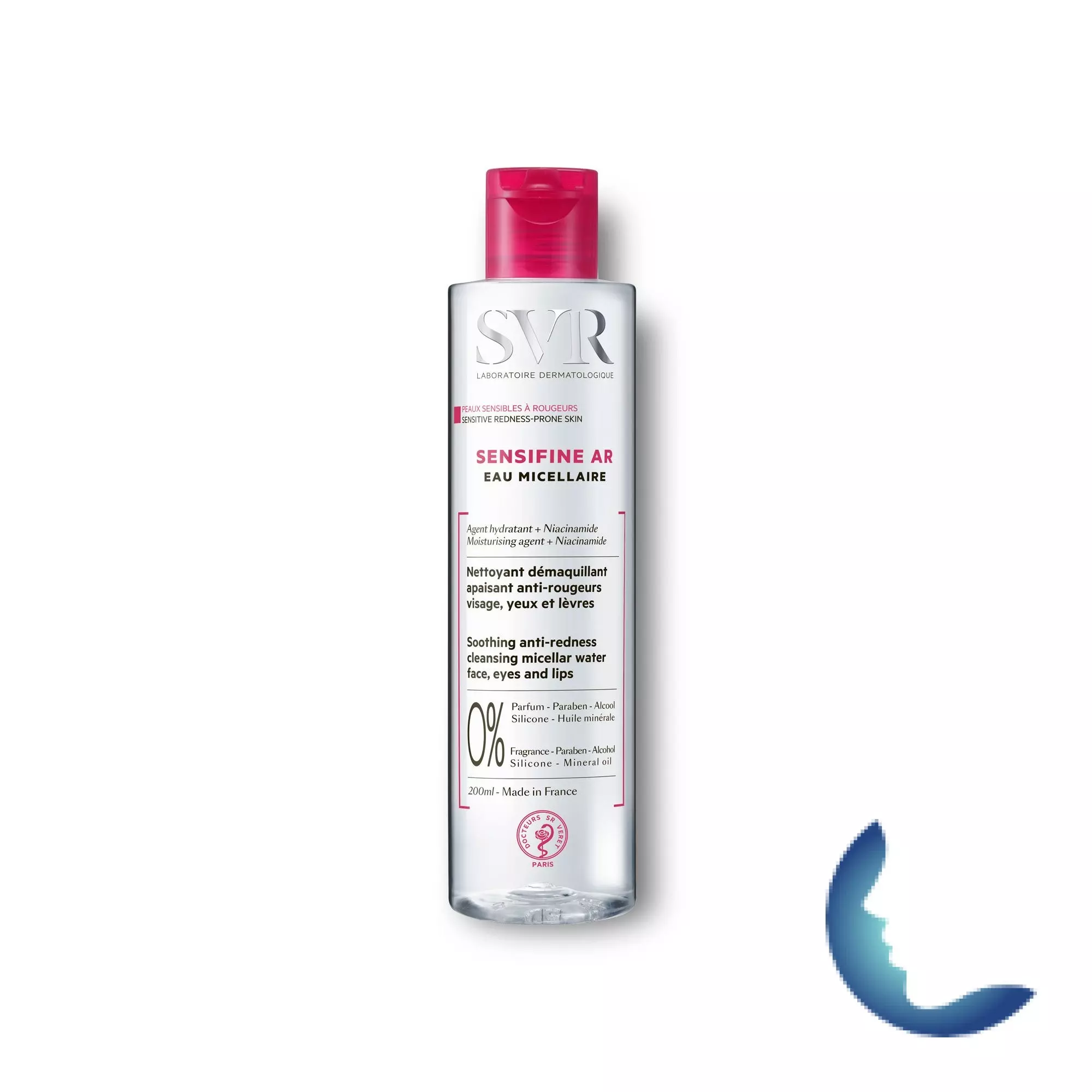 SVR Sensifine AR Eau Micellaire Nettoyant Démaquillant, 200ml