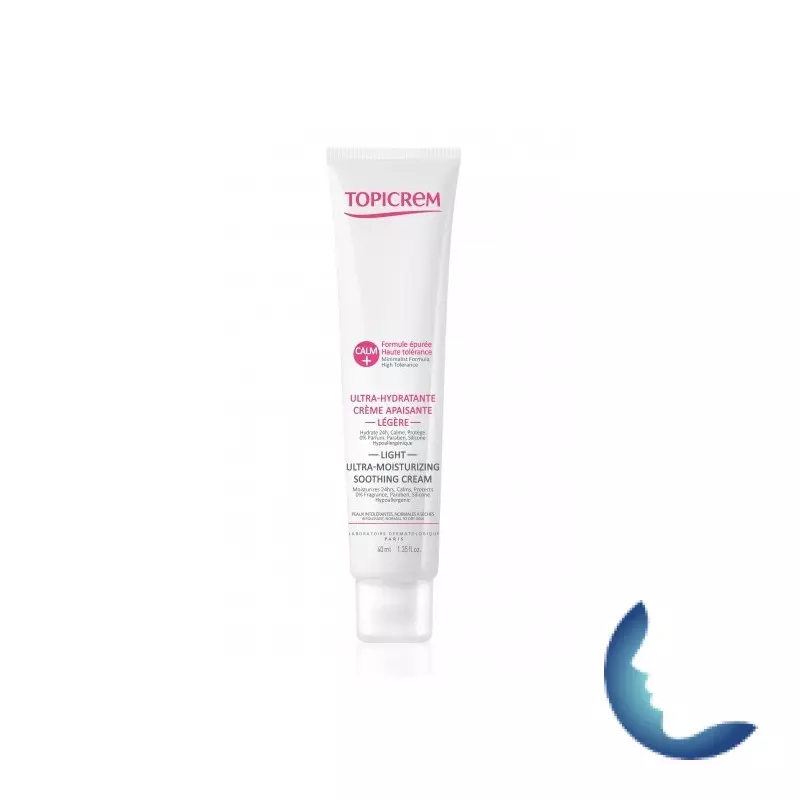 TOPICREM CALM+ ULTRA-HYDRATANTE CREME APAISANTE CALMANTE LEGERE 40 ML