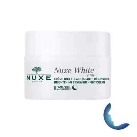 NUXE WHITE CRÈME NUIT ECLAIRCISSANTE RÉNOVATRICE, 50ml