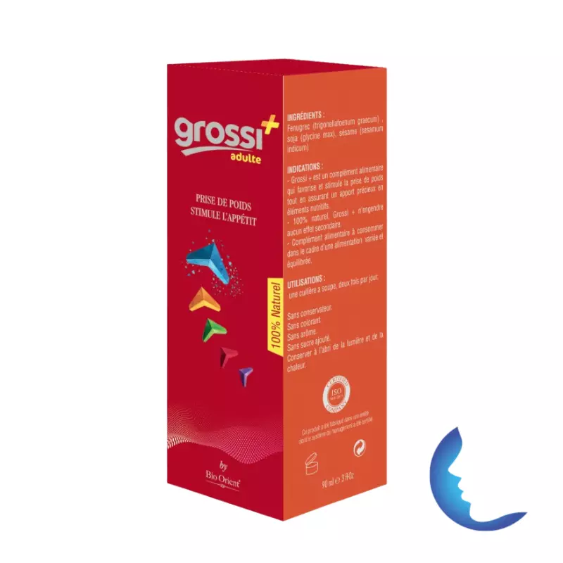 Bio Orient Grossi+ Adulte Prise De Prix Et Stimule L’appétit, 90ml