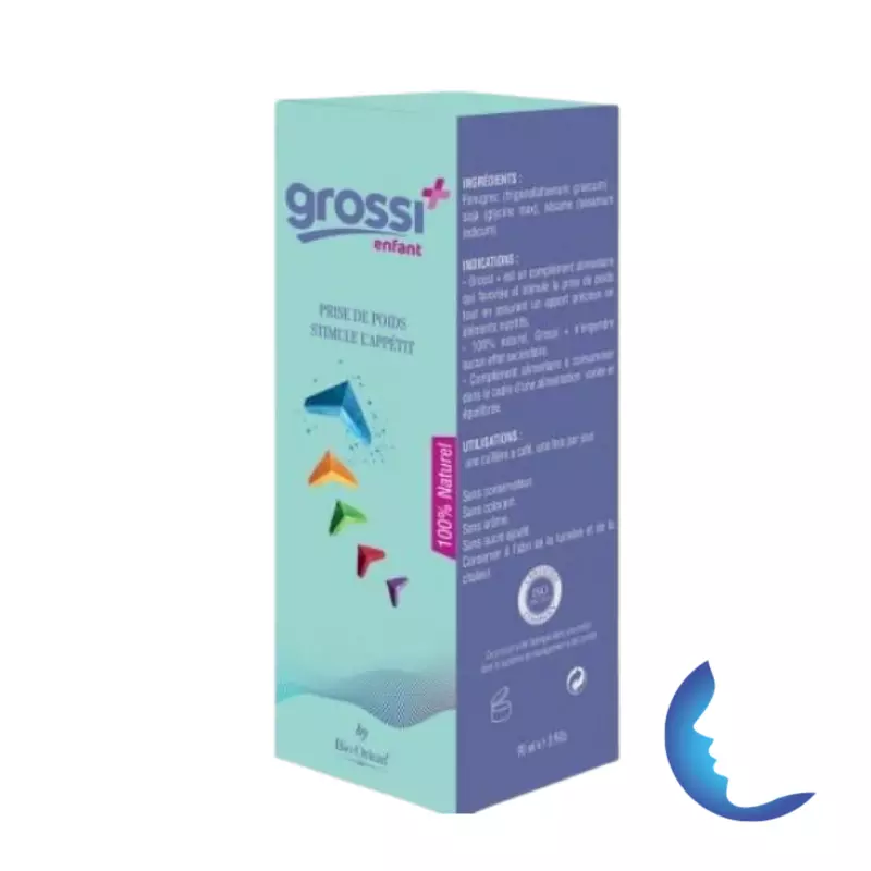 Bio Orient Grossi+ Enfant Prise De Poids Et Stimule L ‘appétit, 90ml