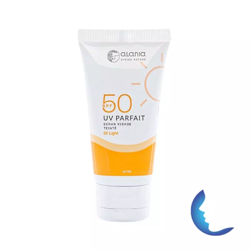 Alania UV Parfait Ecran Solaire Visage Teinté Light (01), 40ml