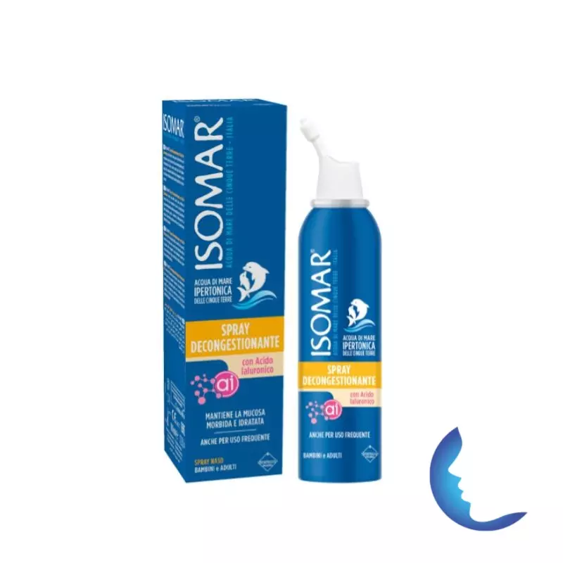 Isomar Spray Décongestionnant à l’acide Hyaluronique, 100ml