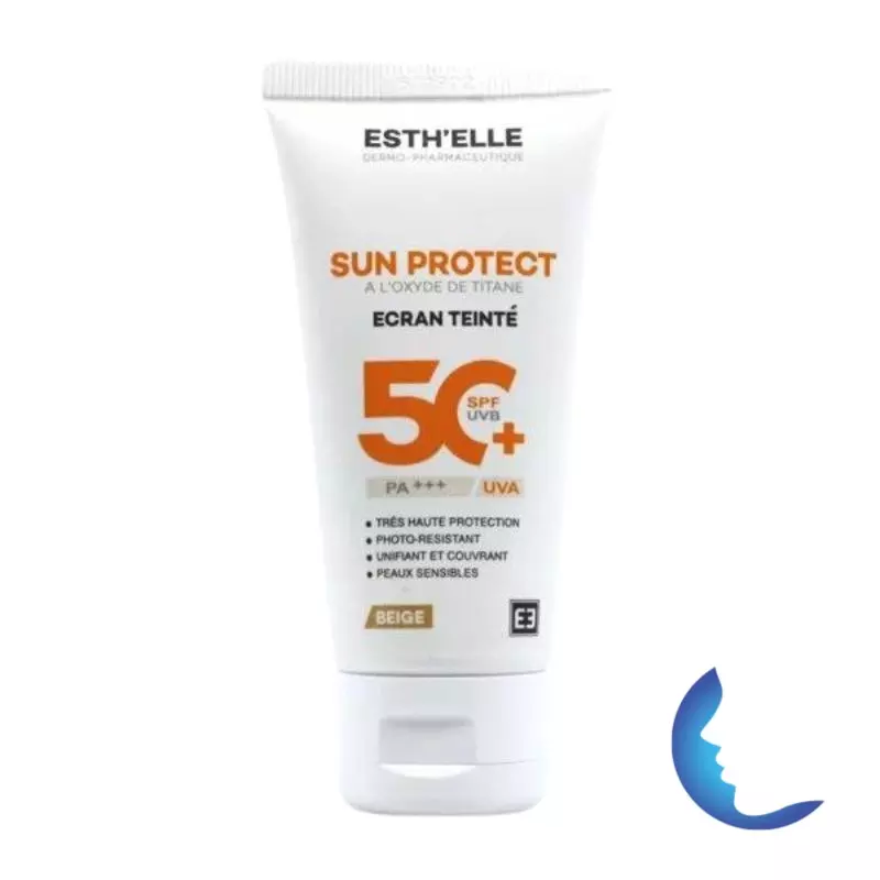 Esth’elle Sun Protect Ecran Teinté Beige, 50gr