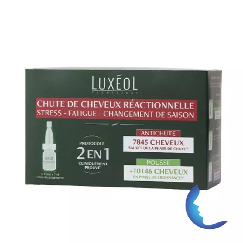 Luxéol Chute de Cheveux Réactionnelle 2en1