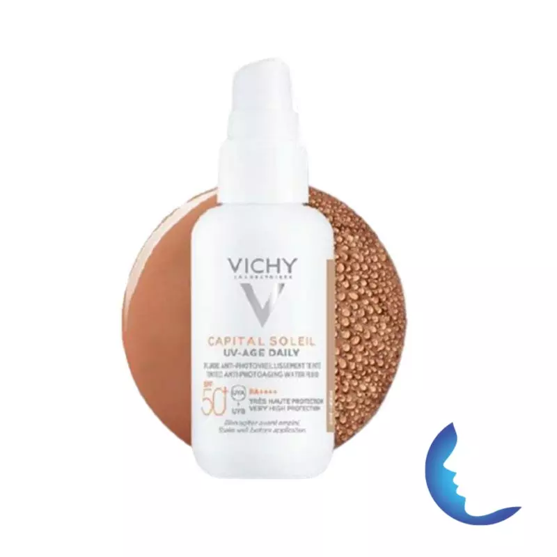 Vichy Capital Soleil UV-Age Daily Fluide Anti-photovieillissement Teinté, 40ml