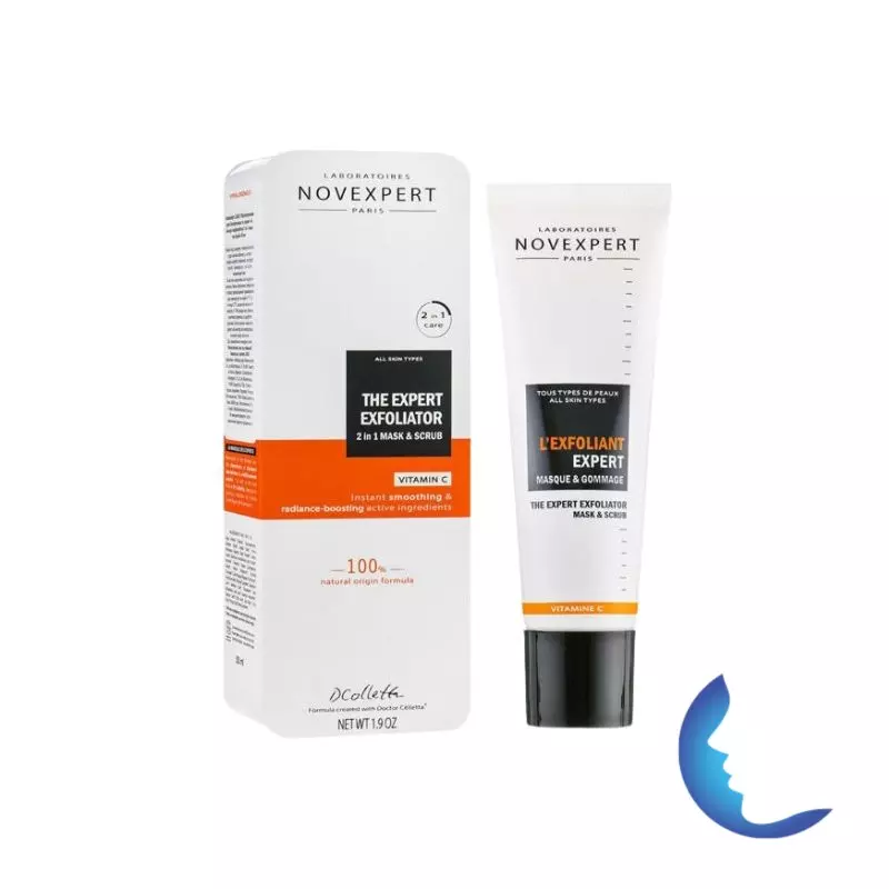 Novexpert L’Exfoliant Expert 2en1 Masque & Gommage, 50 ml