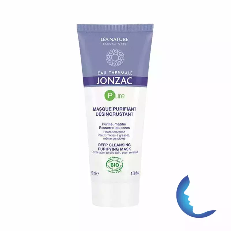 Jonzac Pure Masque Purifiant Désincrustant, 50ml