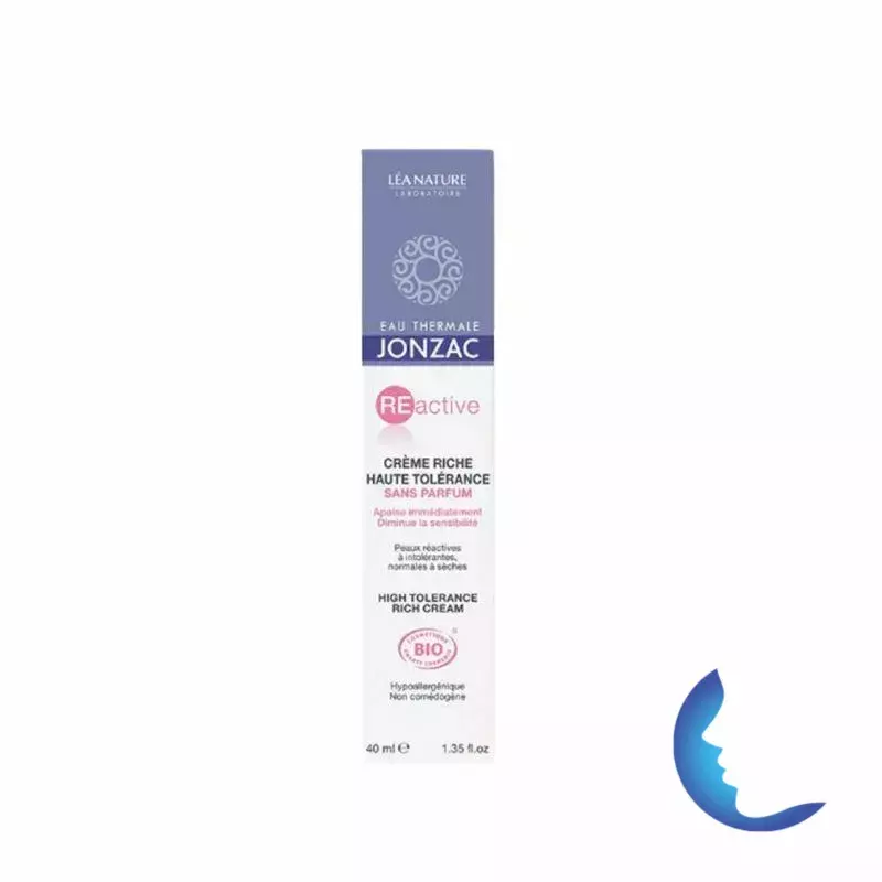 Jonzac Reactive Crème Riche Haute Tolérance, 40ml