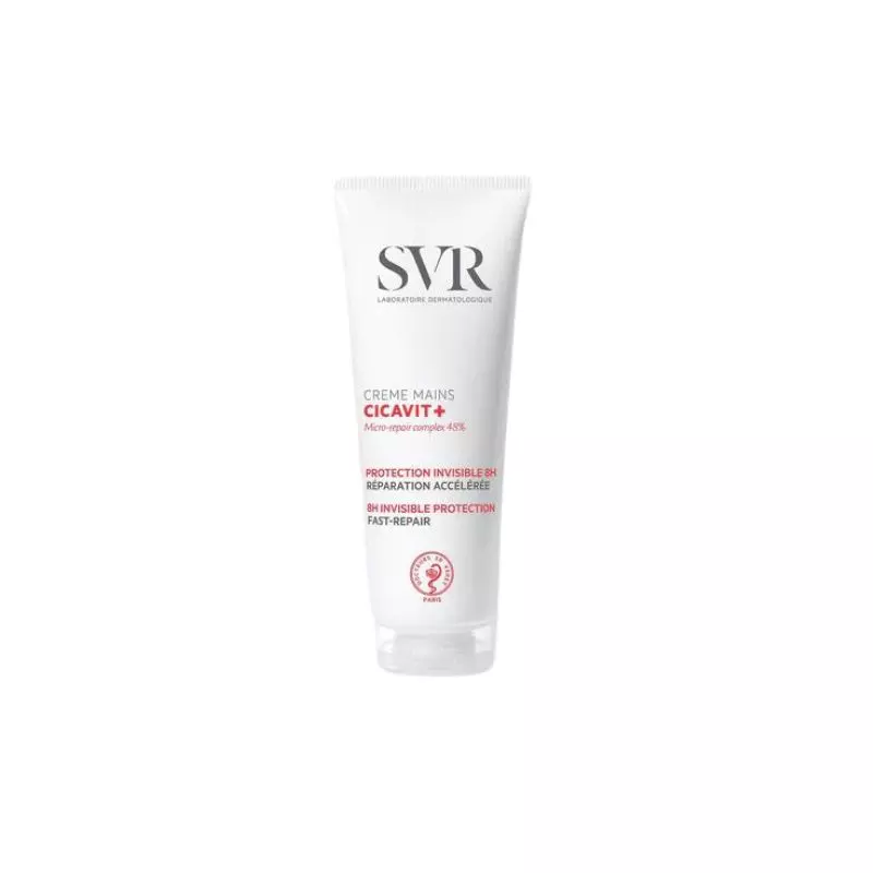 Svr Cicavit+ Crème Mains Protection Invisible 8H, 75g