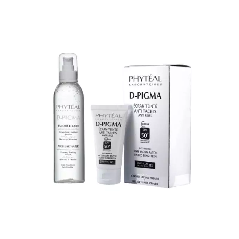 Phyteal D-pigma Ecran Teinté Anti Taches Anti Rides Beige Eclat 01, 50ml