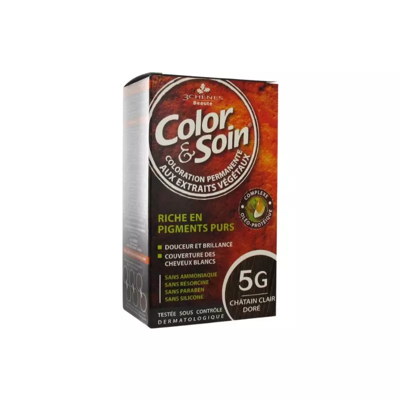 3 Chênes Color & Soin Coloration Chatain Clair Doré 5G