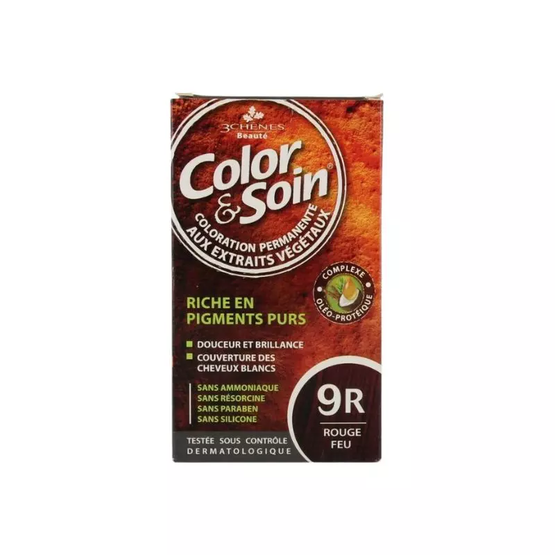 3 Chênes Color & Soin Coloration Rouge Feu 9R