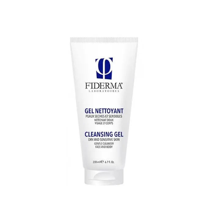 FIDERMA Gel nettoyant peaux sèches et sensibles, 200ml