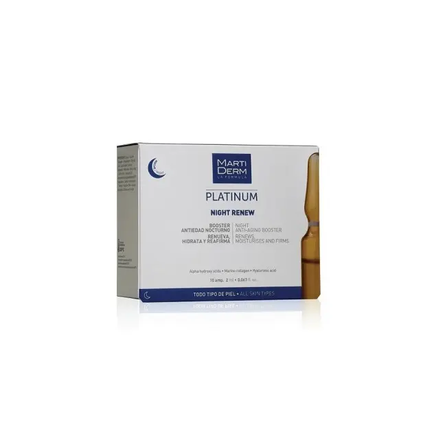 MARTIDERM PLATINUM NIGHT RENEW 10 AMPOULES