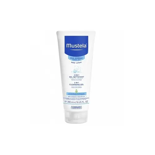 MUSTELA Gel Cheveux et Corps 2 en 1, 200ml